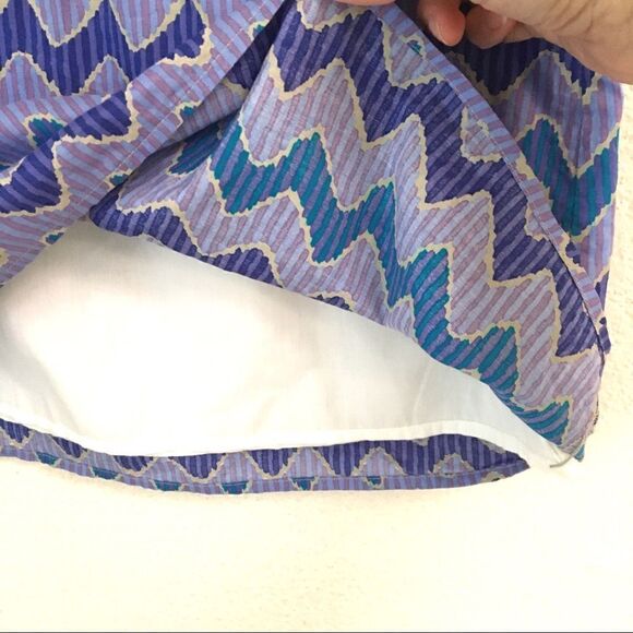 Royal Robbins wave print a-line skirt 4 - Picture 5 of 8